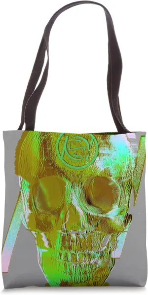 Halloween Swamp Skull Grunge Tote Bag