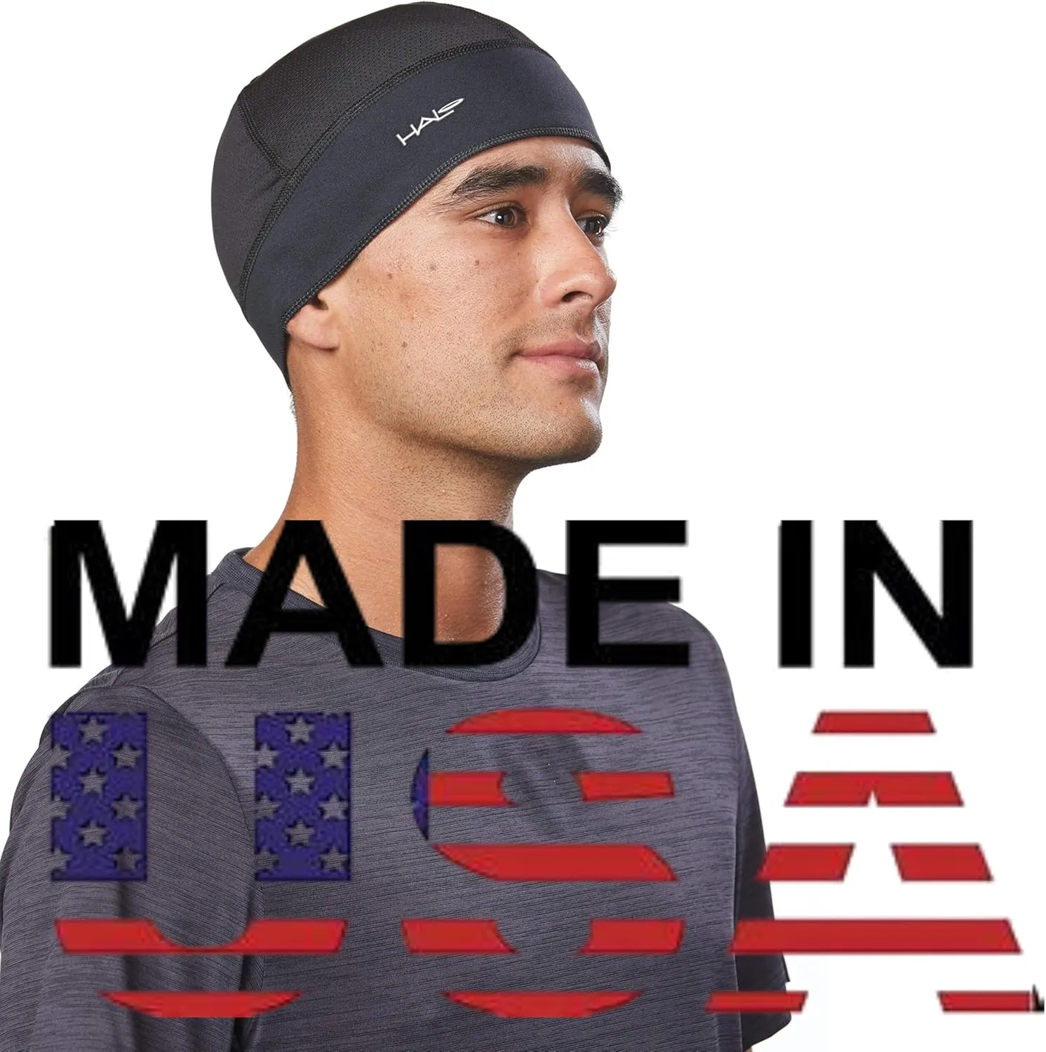 Halo Headband Skull Cap - The Ultimate Sweat Diverting, Absorbent, Lightweight, High Performance Skull Cap