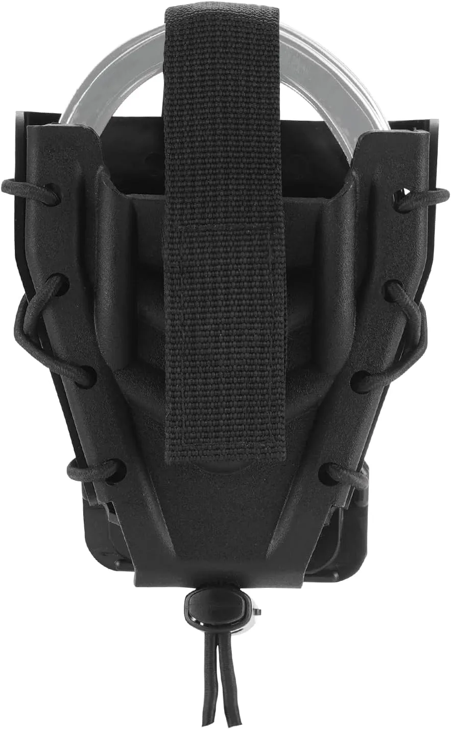 Handcuff Holster, Open Top Handcuff Case, Law Enforcement Cuff Pouch for Duty Belt/MOLLE Tactical Vest
