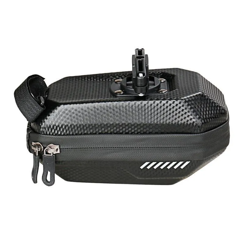 Hard Shell Rear Cycling Storage Pannier with Waterproof Leather Coating