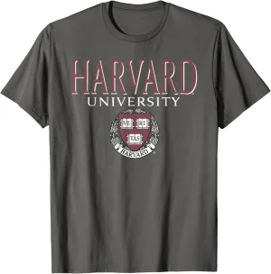 Harvard University Faded Veritas Crest T-Shirt