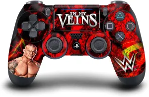 Head Case Designs Officially Licensed WWE In My Veins Randy Orton Vinyl Sticker Gaming Skin Decal Cover Compatible With Sony PlayStation 4 PS4 DualShock 4 Controller