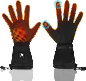 Heated Gloves Liners for Women Men, Rechargeable Battery Heated Thin Glove, Winter Heated Warm Work Glove for Arthritis Hands