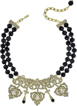 Heidi Daus® "Regal Rapture Petite Beaded Crystal Necklace