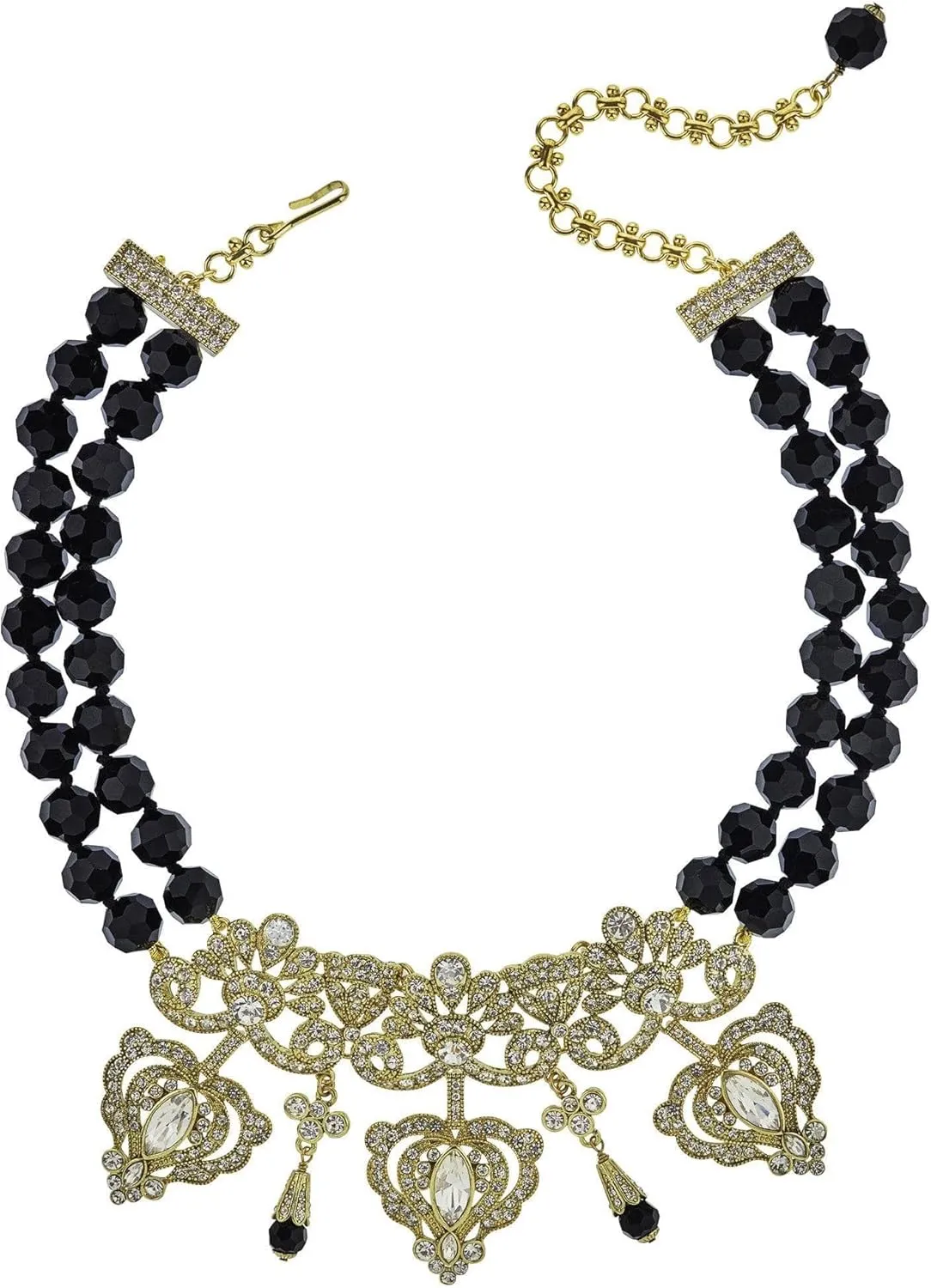 Heidi Daus® "Regal Rapture Petite Beaded Crystal Necklace