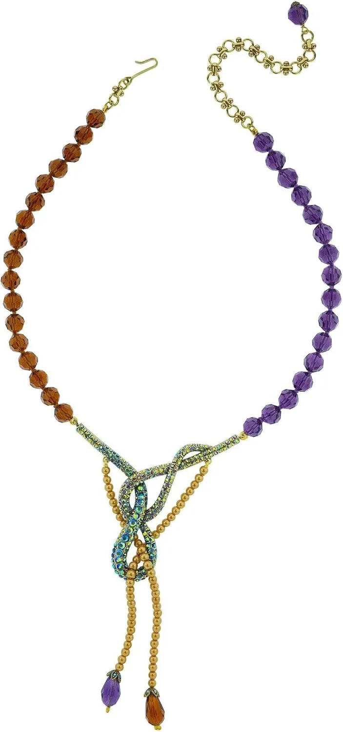 Heidi Daus®"Beautiful Melange Beaded Crystal Deco Necklace