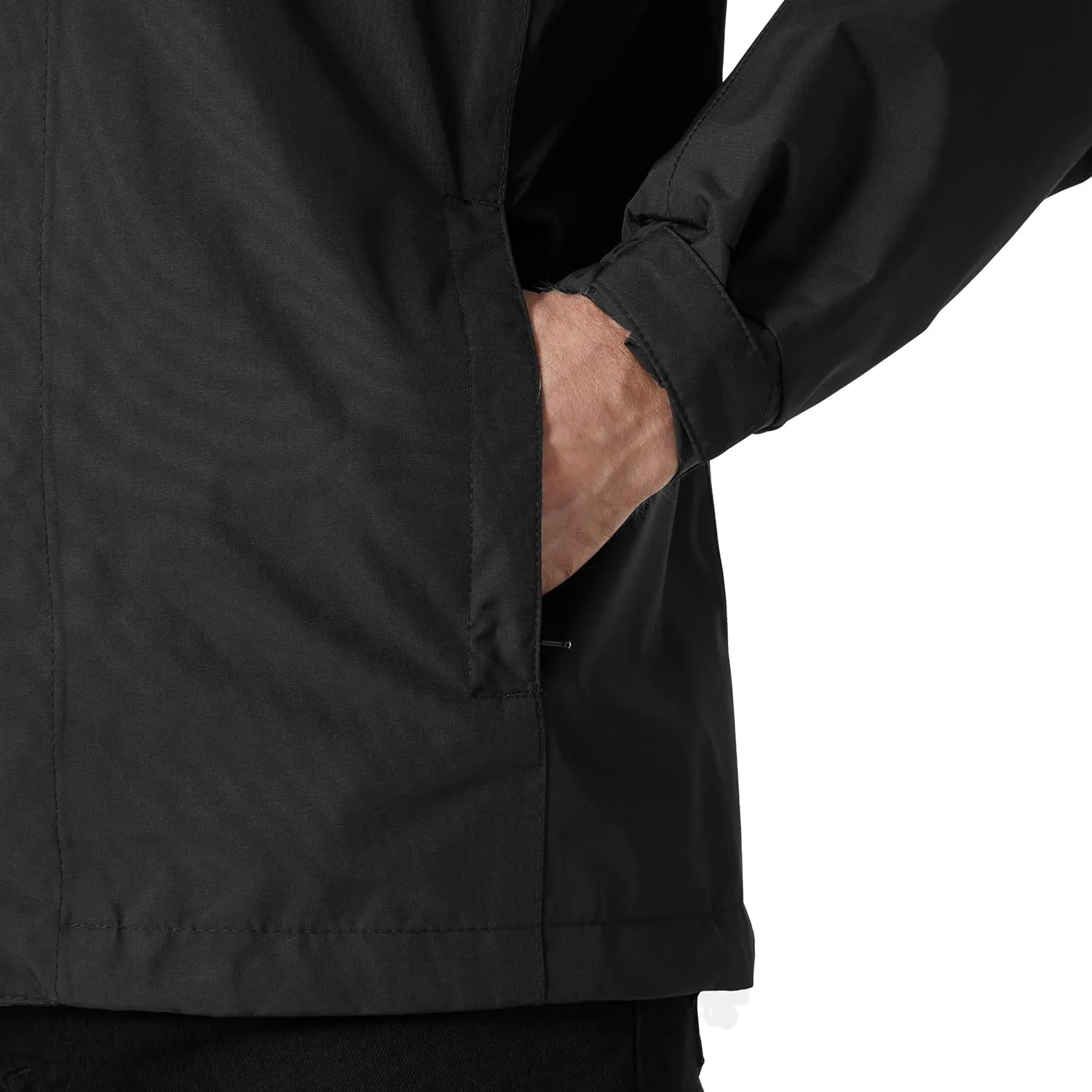 Helly Hansen Men's Dubliner Jacket Waterproof, Windproof, Breathable Shell Rain Coat with Packable Hood