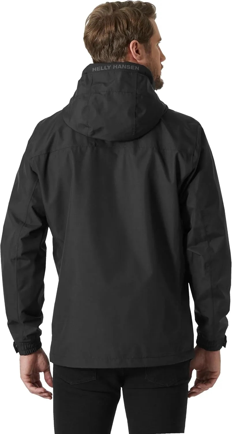 Helly Hansen Men's Dubliner Jacket Waterproof, Windproof, Breathable Shell Rain Coat with Packable Hood