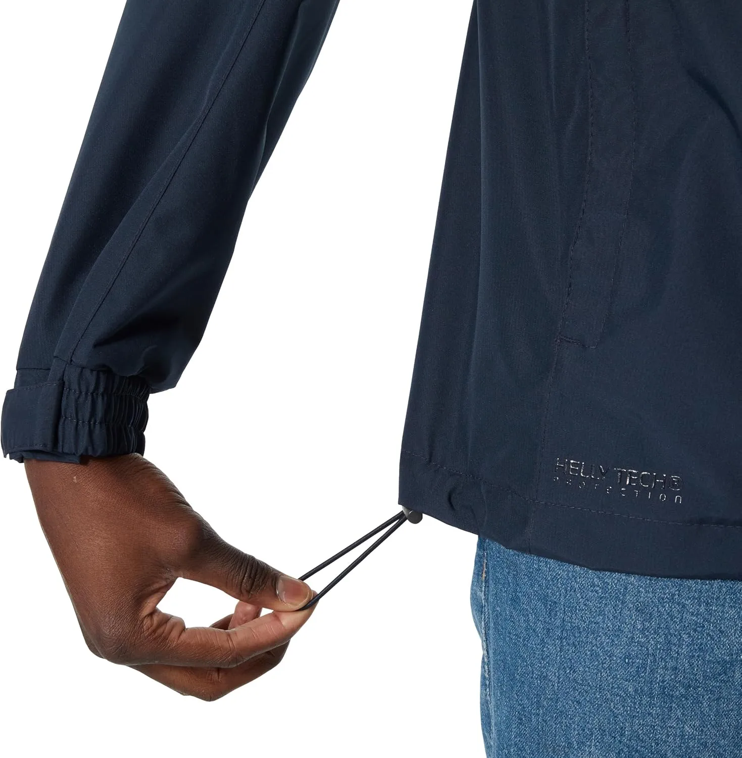 Helly Hansen Men's Dubliner Jacket Waterproof, Windproof, Breathable Shell Rain Coat with Packable Hood