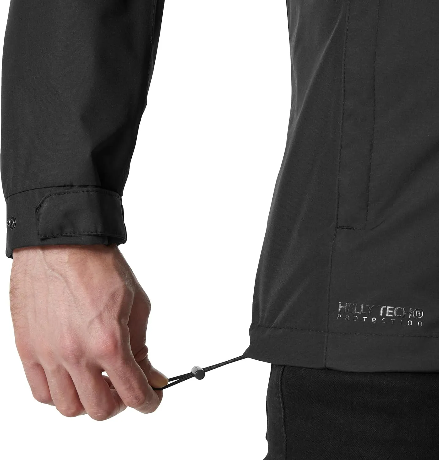Helly Hansen Men's Dubliner Jacket Waterproof, Windproof, Breathable Shell Rain Coat with Packable Hood