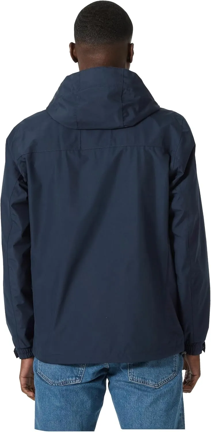 Helly Hansen Men's Dubliner Jacket Waterproof, Windproof, Breathable Shell Rain Coat with Packable Hood