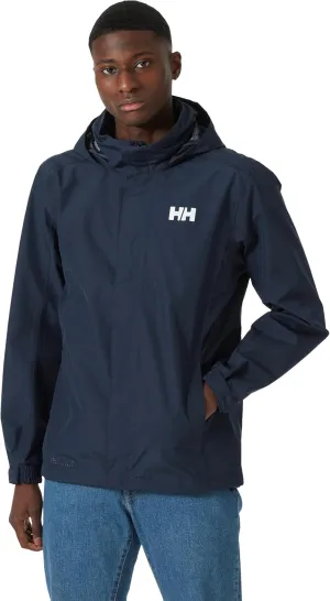 Helly Hansen Men's Dubliner Jacket Waterproof, Windproof, Breathable Shell Rain Coat with Packable Hood