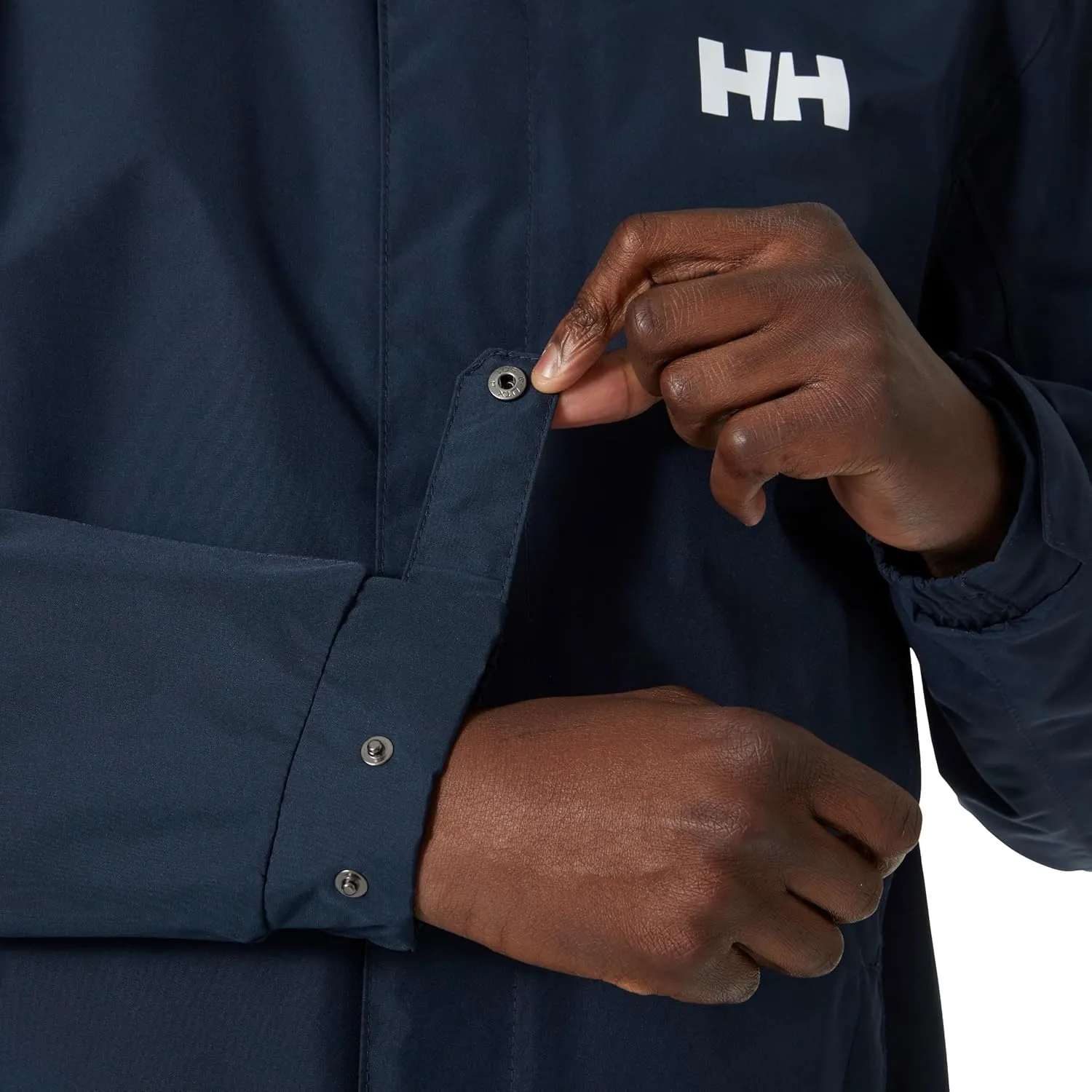 Helly Hansen Men's Dubliner Jacket Waterproof, Windproof, Breathable Shell Rain Coat with Packable Hood