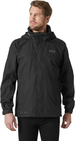 Helly Hansen Men's Dubliner Jacket Waterproof, Windproof, Breathable Shell Rain Coat with Packable Hood