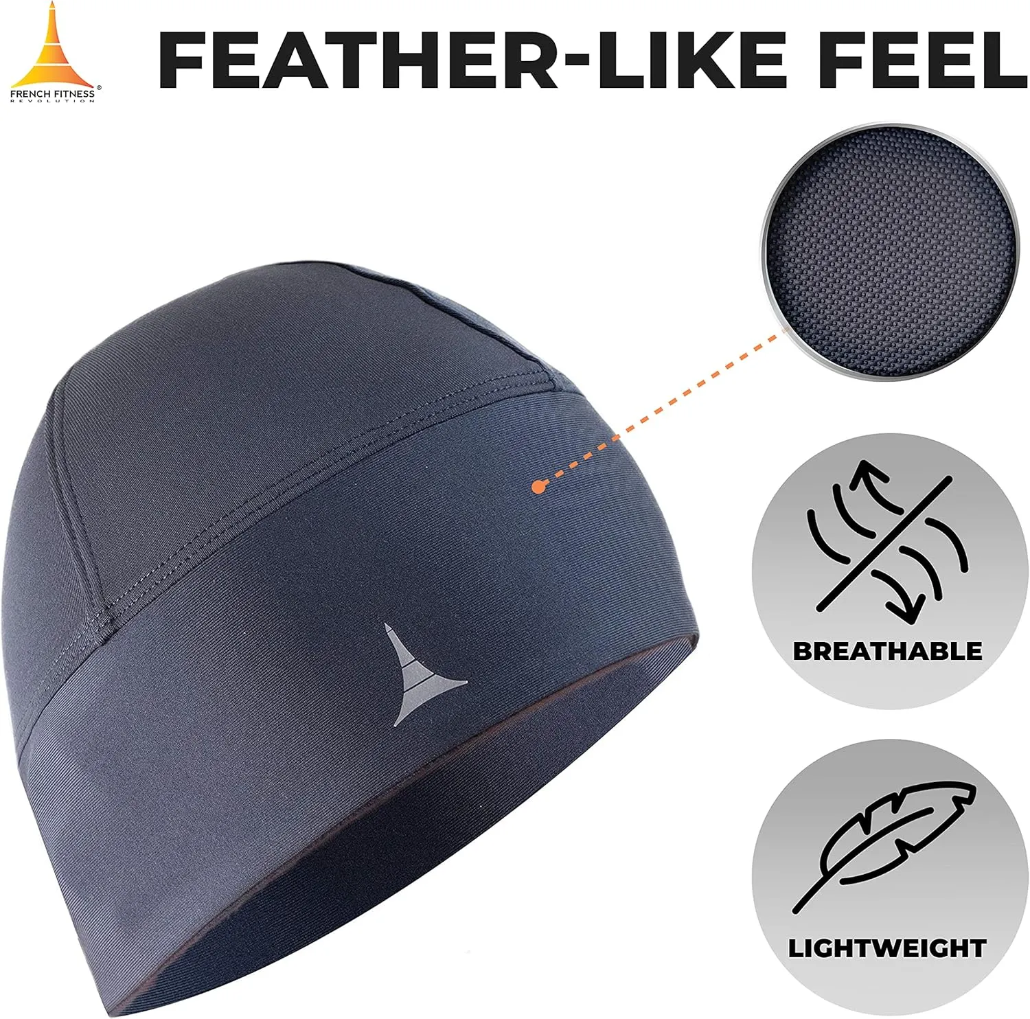 Helmet Liner Sweat Wicking Skull Cap Beanie. Ultimate Performance Moisture Wicking. Fits Under Helmets