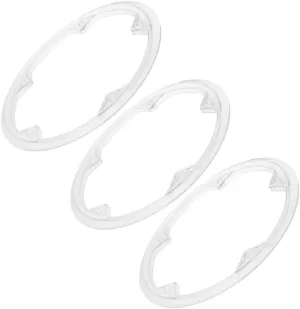 Hemoton 3Pcs Bicycle Chainring Protector Crankset Guard for Road Mountain Folding Bikes Lightweight Design for Enhanced Safety Cleanliness Durable Protection for Rugged