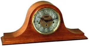 Hermle Laurel Mantel Clock with Mechanical Movement in Cherry or Oak