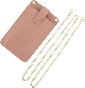 Homoyoyo Outdoor Leather Phone Storage Chain Bag for Women Lightweight Pouch for Daily Use for Shopping Traveling and Going Out Durable and Stylish Design