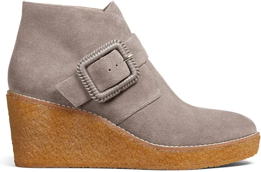 Jack Rogers Izzie Suede Wedge Bootie
