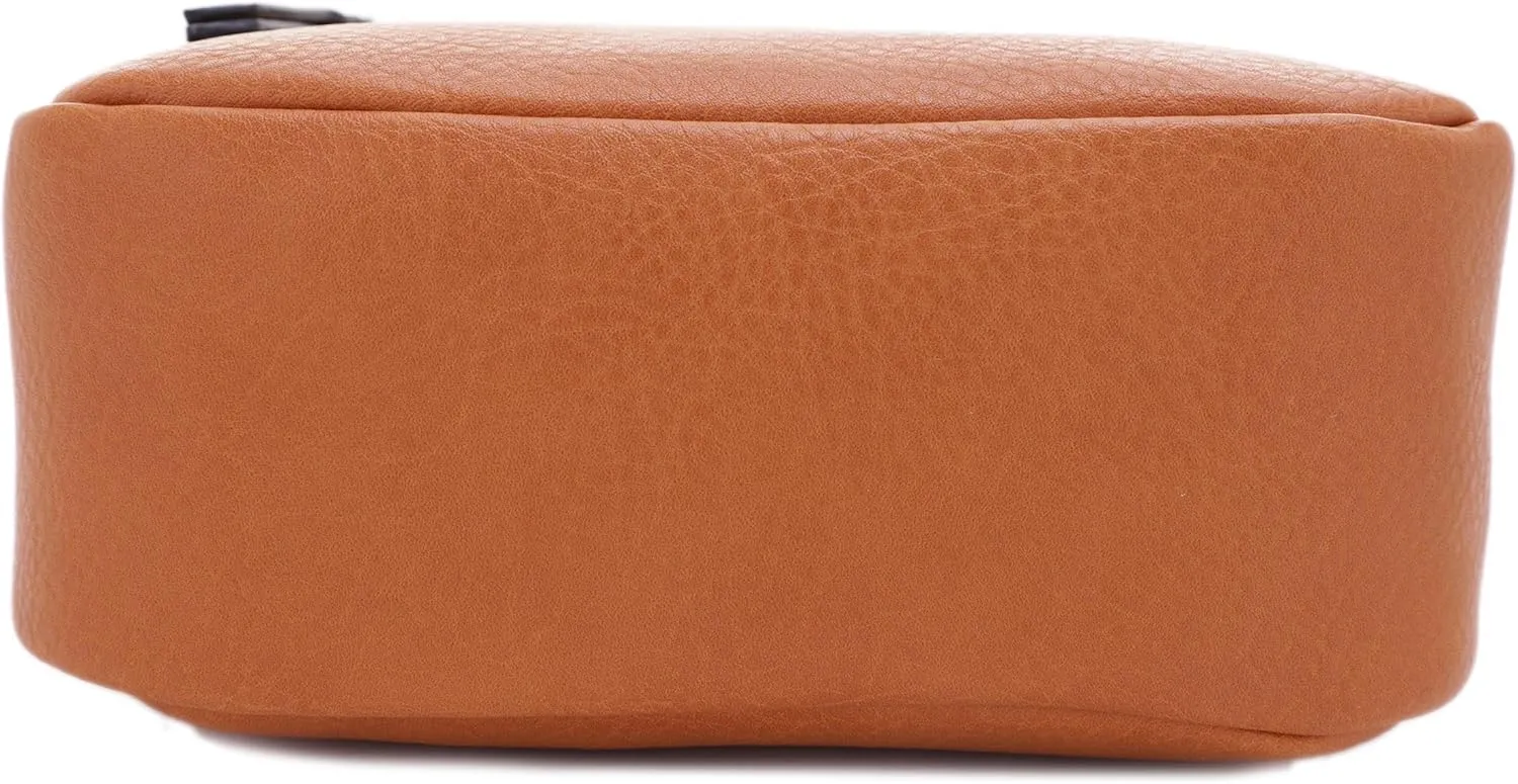 JESSIE & JAMES Small Concealed Carry Camera Crossbody Purse with Wide Shoulder Strap