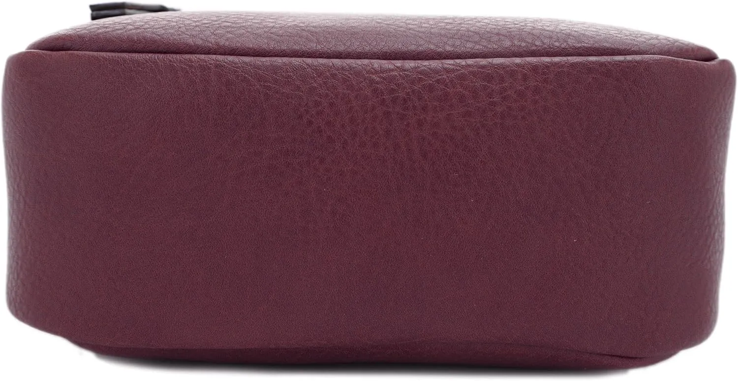 JESSIE & JAMES Small Concealed Carry Camera Crossbody Purse with Wide Shoulder Strap