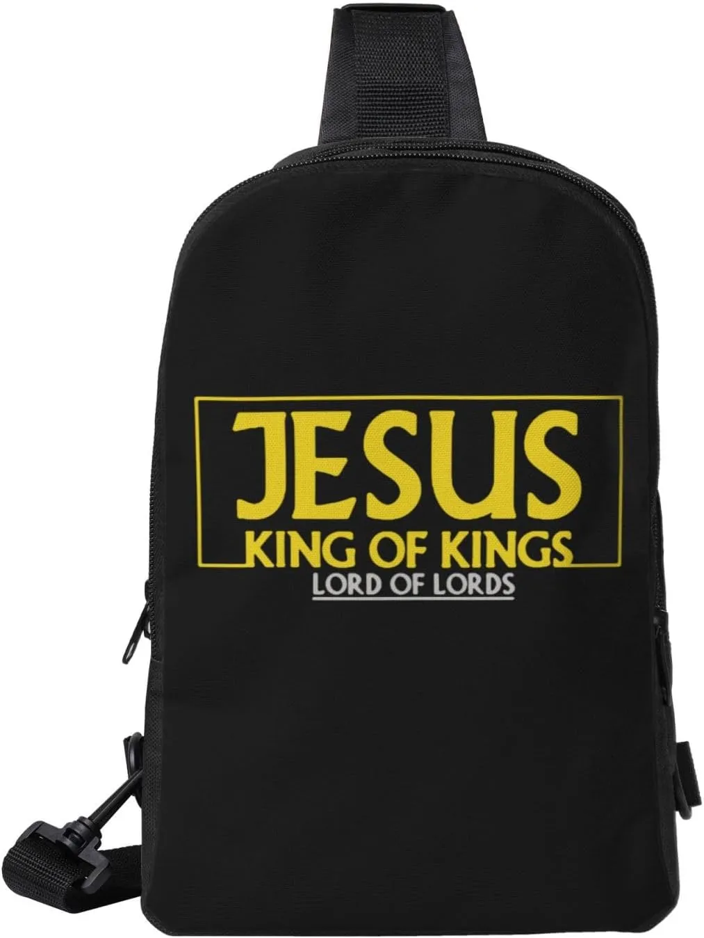 Jesus Is Lord Crossbody Sling Bag Dual Pocket Mini Sling Bag Man'S Woman