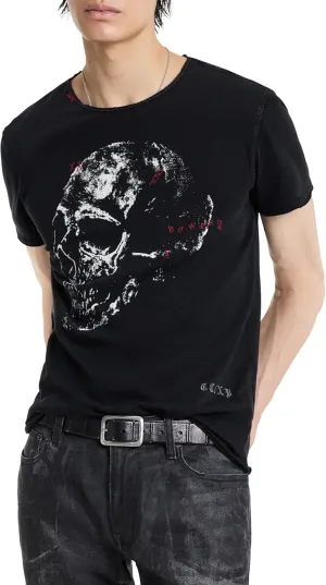 John Varvatos Men's Bowery Skull Tee