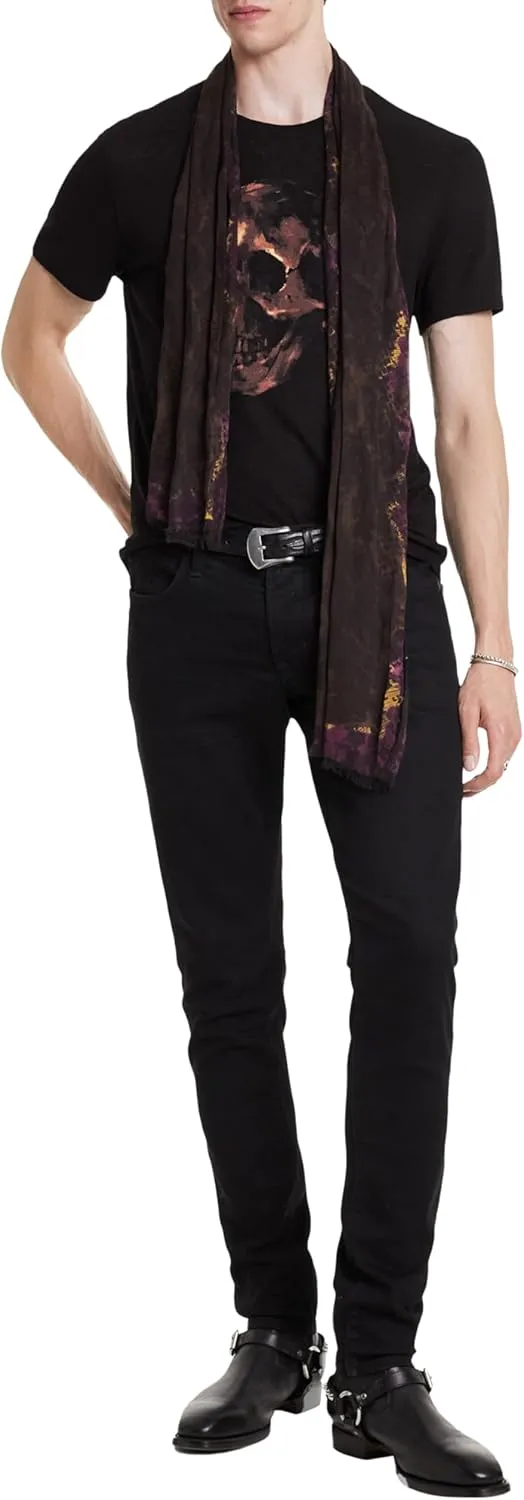 John Varvatos Men's Oil Skull Tee