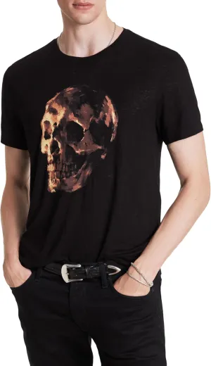 John Varvatos Men's Oil Skull Tee