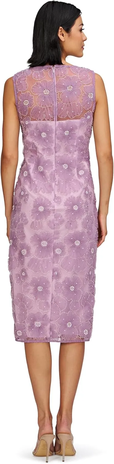 JS Collections Women's Autumn V-Neck Cocktail