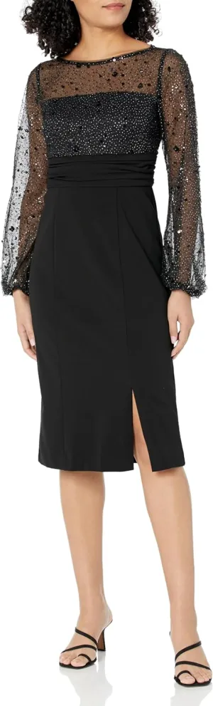 JS Collections Women's Bristol Sheath Cocktail Dress