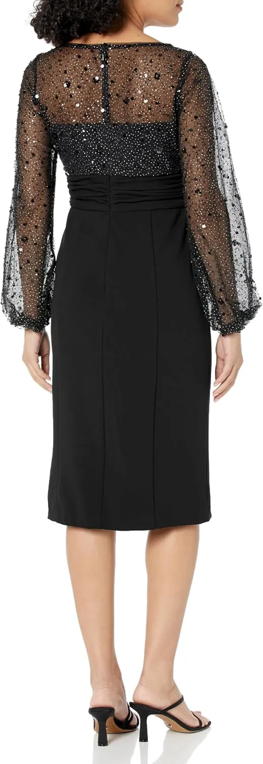JS Collections Women's Bristol Sheath Cocktail Dress