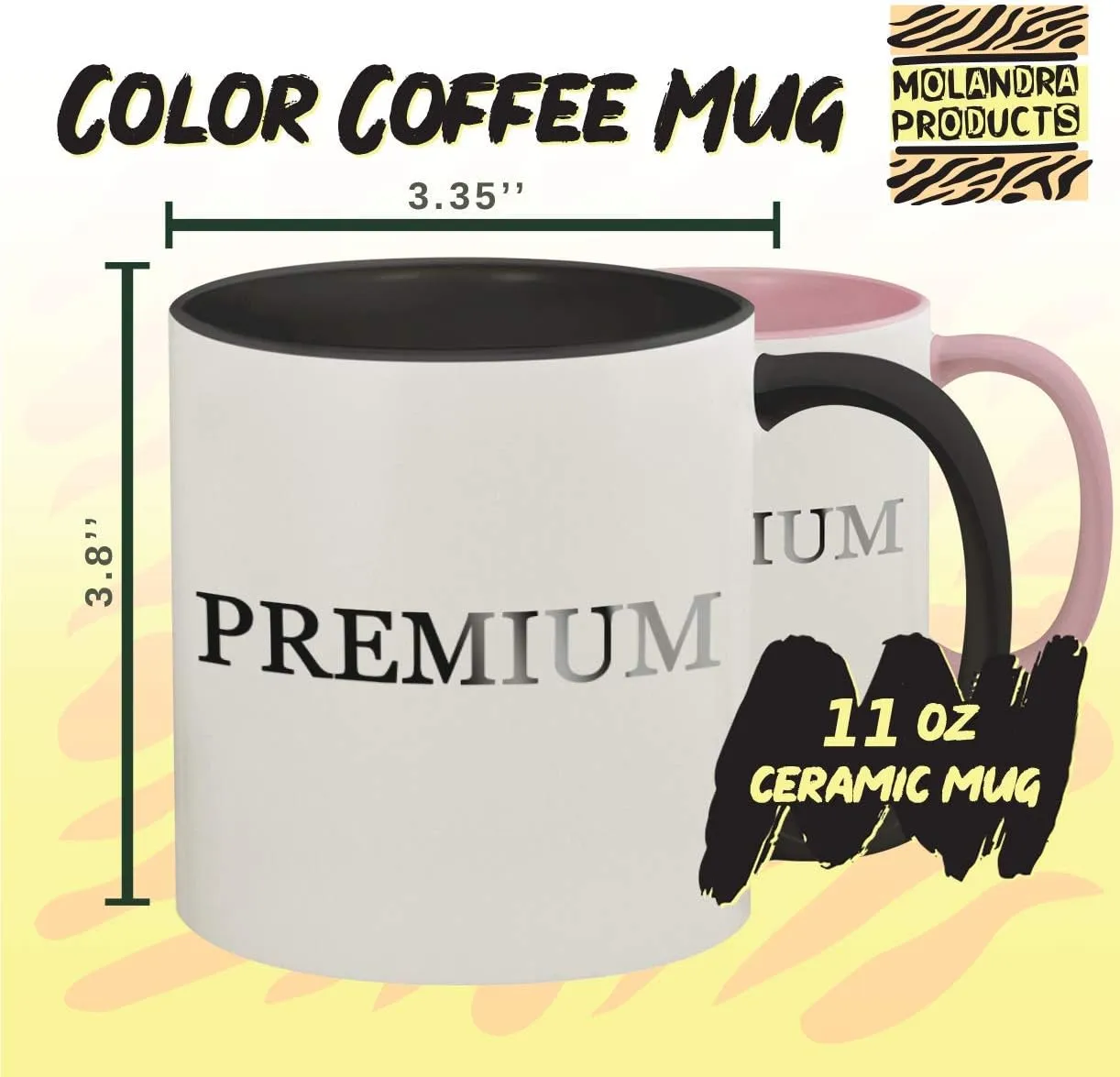 Ketogenic - 11oz Ceramic Colored Inner & Handle Coffee Mug, Cambridge Blue