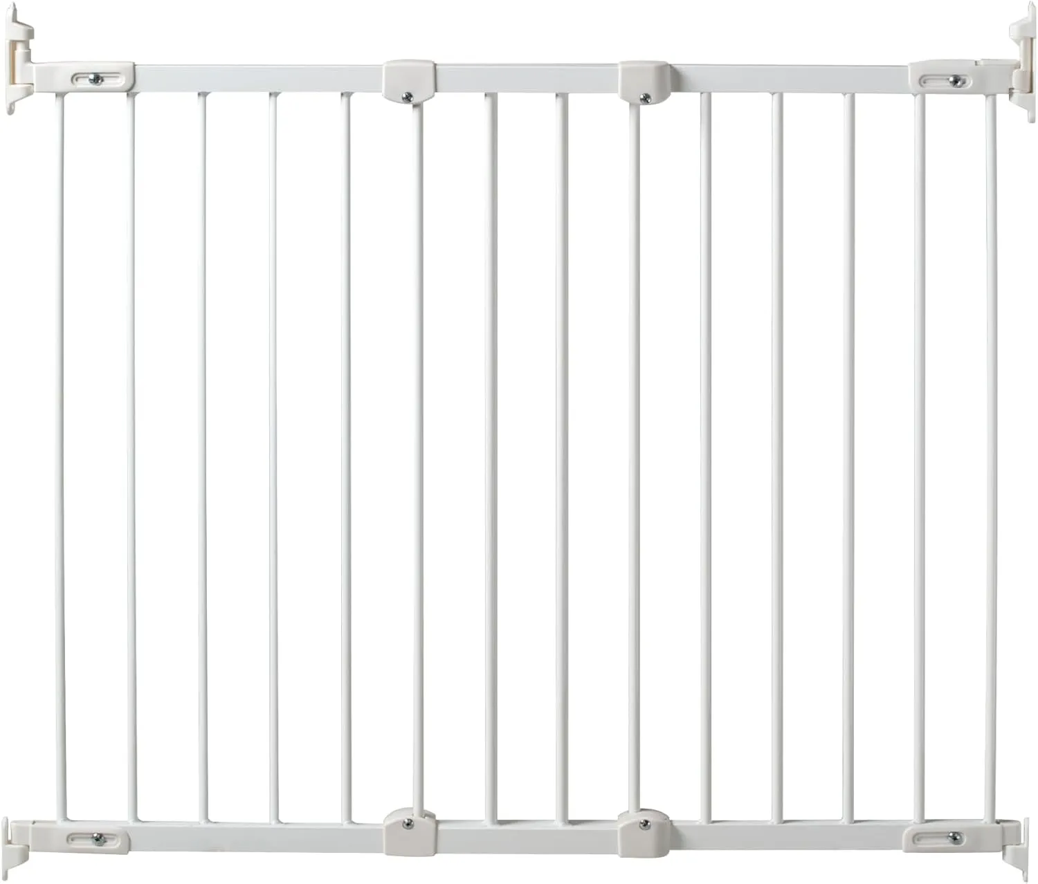 KidCo - Angle Mount Safeway Stair Top Quick Release Baby Gate, Baby Gate for Stairs (White)