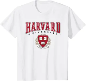 Kids Harvard University Veritas Red Crest Kids T-Shirt