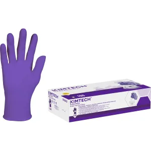 Kimberly-Clark® Safeskin Purple Nitrile Exam Gloves, Medium, Purple, Box of 100