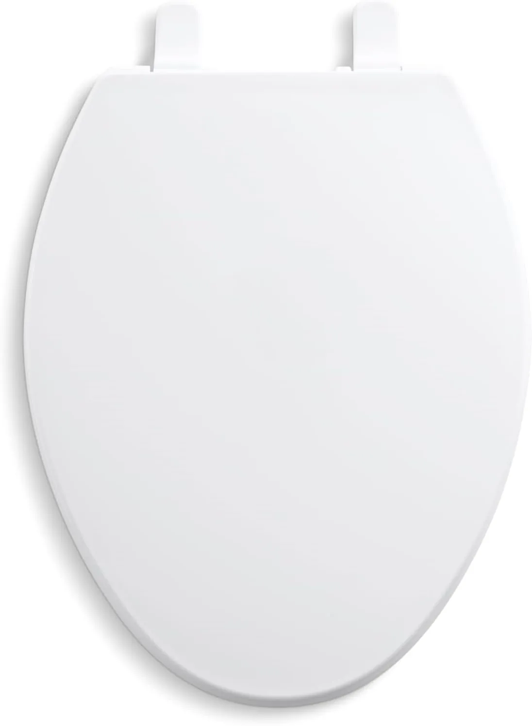 Kohler K-4774-0 Brevia Elongated White Toilet Seat with Quick-Release Hinges And Quick-Attach Hardware For Easy Clean