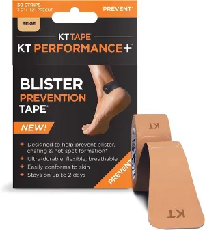 KT Health, Blister Prevention Tape, 30 Strip, Beige, 2 Pack
