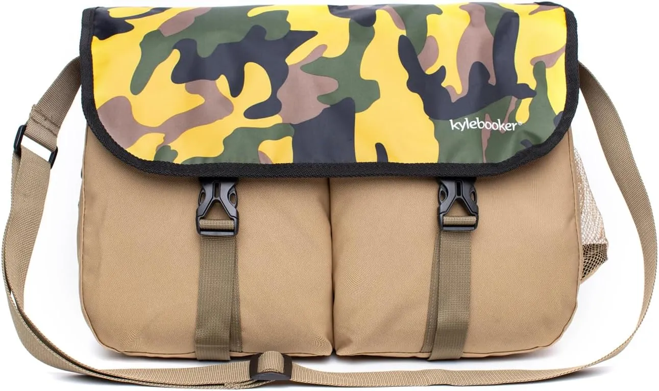Kylebooker Trout Fishing Bag Fly Fishing Crossbody Shoulder Tackle Bag