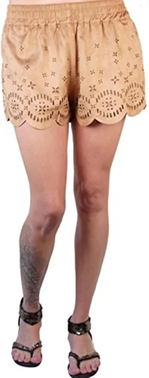 'Lackawanna Blues' Faux Suede Shorts (Xs)