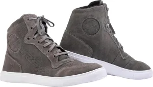 Ladies HiTop Moto Sneaker CE Boot - Grey Suede