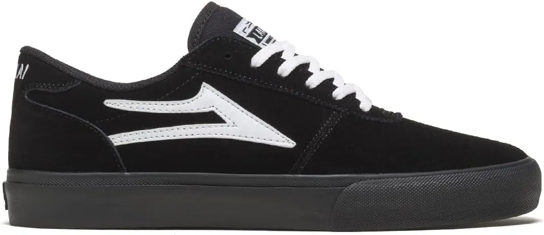 Lakai Men's Manchester Skate Shoes, Black Suede, 6
