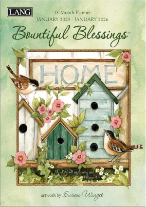 LANG Bountiful Blessings™ 2025 Monthly Planner (25991012096)