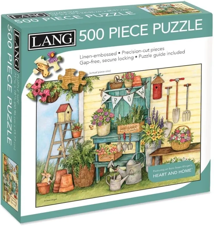 LANG Potters Bench Puzzle - 500 Pc (5039159)