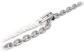 Large Anchor Chain Snubber with Nylon Rope