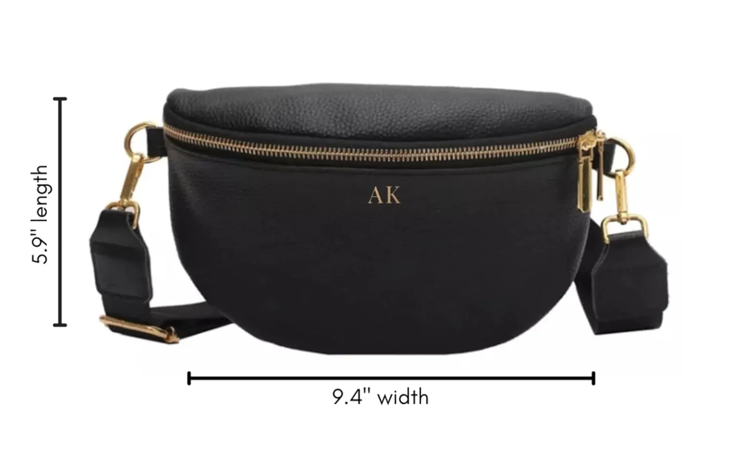 Leather Fanny Pack Crossbody Bags for Women Trendy Sling Bag for Women Small Crossbody Bags for Women Vacation Essentials Handbags Crossbody Purse Belt Bag Travel Backpack (Ivory Personalized)