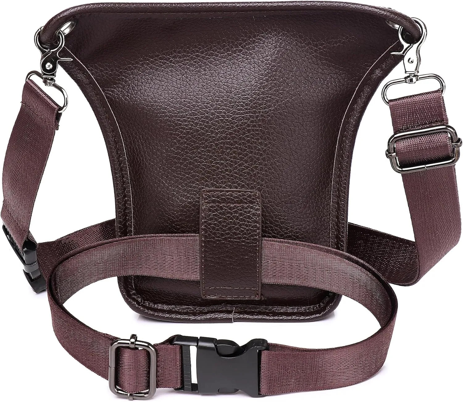 Leather Waist Pack Drop Leg Bag for Men Women Belt Bumbag Multi-Purpose Motorcycle Outdoor Sports Riding Hiking Camping Thigh Bag