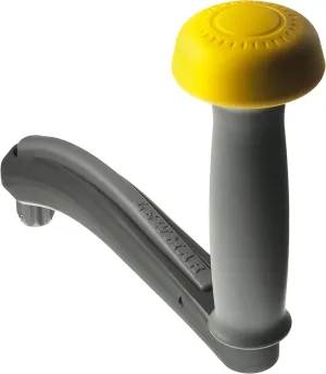 Lewmar 8" One Touch Aluminum Winch Handle – Made with Marine-Grade Alloy and Fiber Composite for Maximum Strength, Lock-in Winch Handle Lightweight, Corrosion-Resistant, 8" Long