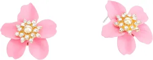 Lilly Pulitzer Womens Small Orchid Earrings Rousseau Pink One Size