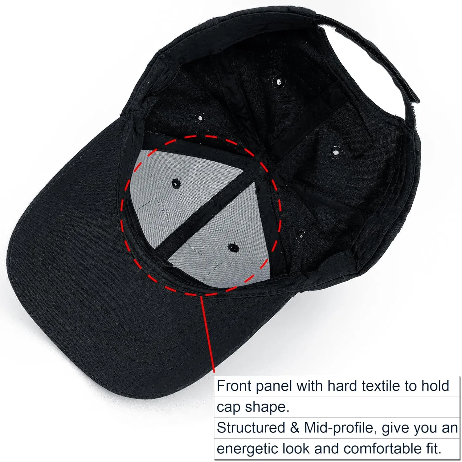 Loneshark Tactical Military Mens Camo Baseball Hat with American Flag Skull Patch Patriotic Operator Camouflage Cap for Women